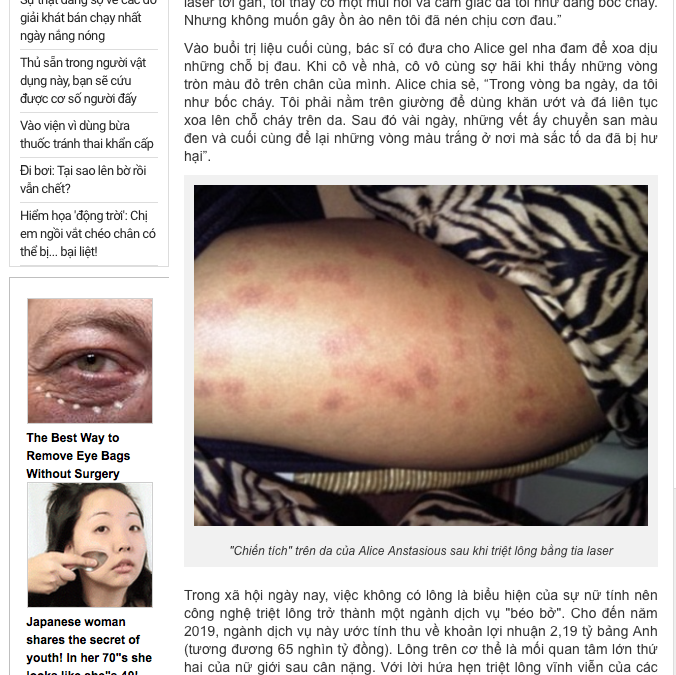 safety in beauty in the press in vietnam