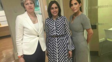 Safety In Beauty Meets Prime Minister Teresa May